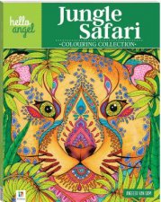 Hello Angel Inspirational Colouring Book Jungle Safari