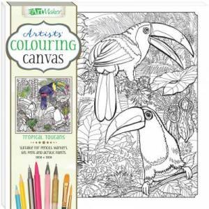 Artists' Colouring Canvas: Palm Leaf Paradise by Various