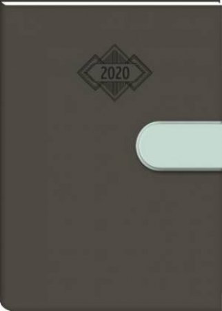 2020 Faux Leather Page-A-Day Diary With Clasp: Blue by Various