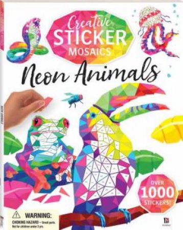 Creative Sticker Mosaics: Neon Animals by Various