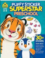 School Zone Puffy Sticker Superstar Preschool
