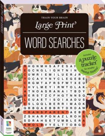 Large Print Word Searches by Various