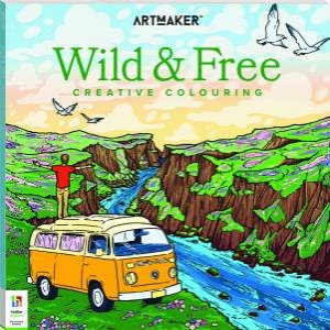 Art Maker Wild And Free Colouring Book by Various