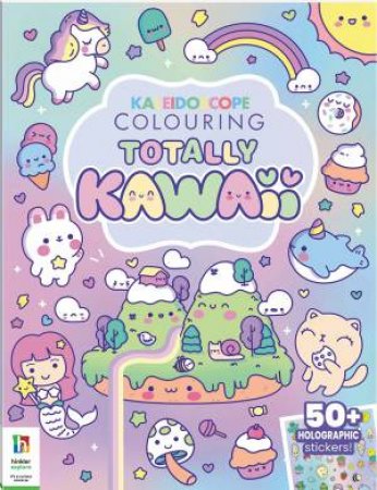 Kaleidoscope Sticker Colouring: Totally Kawaii by Becky Castaeda