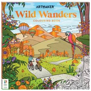 Art Maker Wild Wanders Colouring Book by Ally Pedersen 