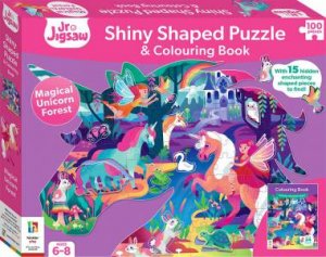 Junior Jigsaw 100 Piece Shiny Shaped Puzzle: Magical Unicorn Forest by Various