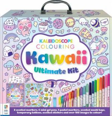 Kaleidoscope Colouring: Kawaii Ultimate Activity Kit by Various