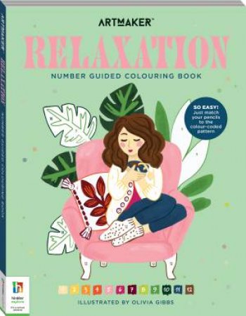 Number Guided Colouring Book: Relaxation by Various