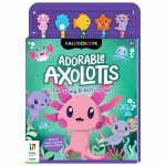 5 Pencil Set Adorable Axolotls Colouring And Activity Set