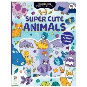 Kaleidoscope Colouring Scented Stickers: Super Cute Animals by Various