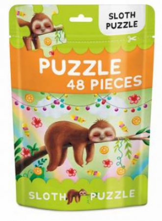 Puzzle Bags Sloth by Tulip Books Tulip Books