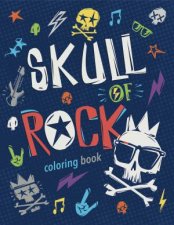 Foil Skulls Colouring Rock