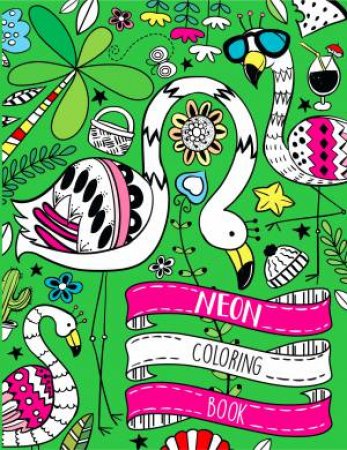 Neon Colouring Flamingo by Various