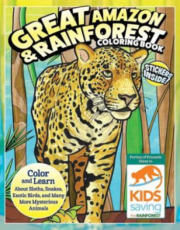 Great Amazon & Rainforest Coloring Book by Unknown