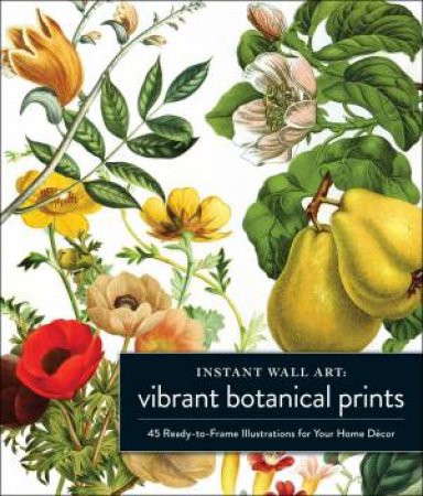 Instant Wall Art Vibrant Botanical Prints by Unknown