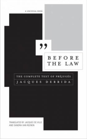 Before the Law by Jacques Derrida & Sandra van Reenen & Jacques de Ville