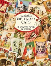 Cynthia Harts Victoriana Cats 12 Wrapping Papers and Gift Tags