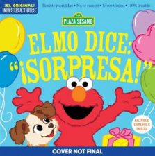 Indestructibles Sesame Street Bilingual EnglishSpanish Elmo dice  Sorpresa  Elmo Says Surprise