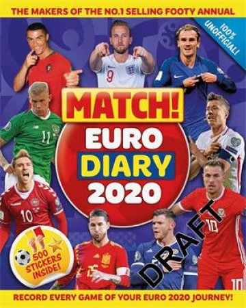 Match! Euro Sticker Diary 2020 by Various