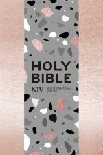 NIV Pocket Rose Gold SoftTone Bible With Zip