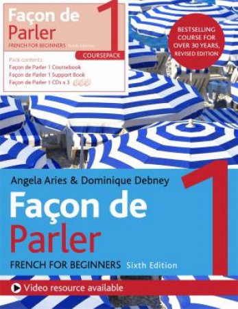 Fa on de Parler 1 French for Beginners 5ED by Angela Aries & Dominique Debney