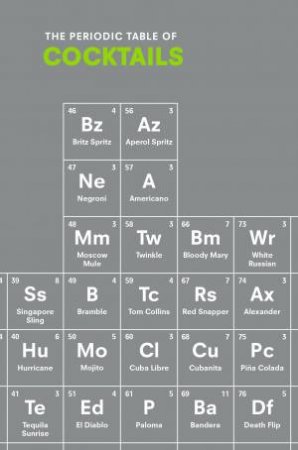 The Periodic Table of COCKTAILS by Emma Stokes