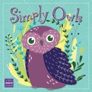 Simply Owls - Wall Calendar 2022 by Various