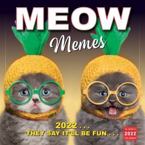 Meow Memes Wall Calendar 2022 by Various