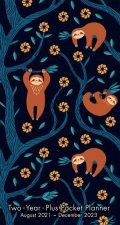 Frolicking Sloths  2 Year Pocket Planner 2022