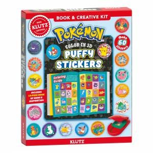 Pokemon: Color-In 3D Puffy Stickers (Klutz) by Various