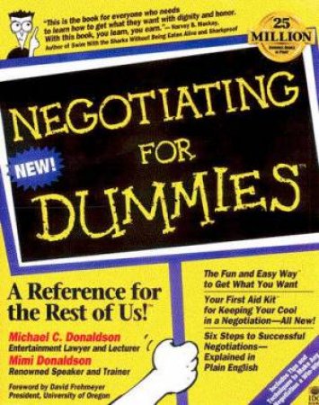 Negotiating For Dummies by Michael Donaldson