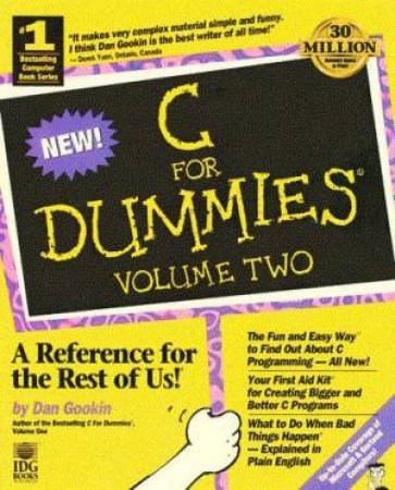 C For Dummies Volume 2 by Dan Gookin