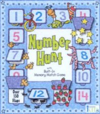 Memory Match Game Book Number Hunt