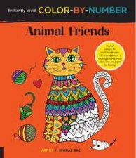 Brilliantly Vivid ColorByNumber Animal Friends