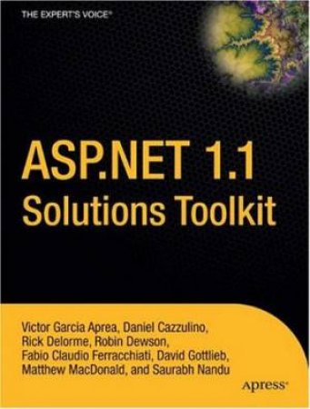 Asp.Net 1.1 Solutions Toolkit by Various