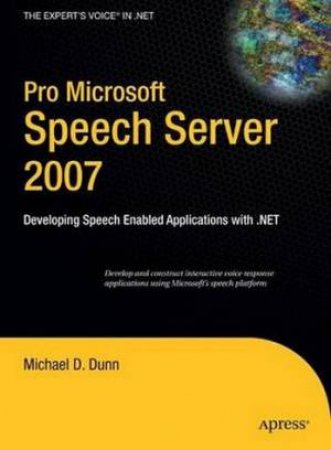 Developing Speech Enabled Applications by Dunn Dunn