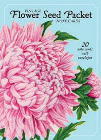 Vintage Flower Seed Packet Note Cards by Various