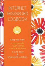 Internet Password Logbook  Botanical Edition