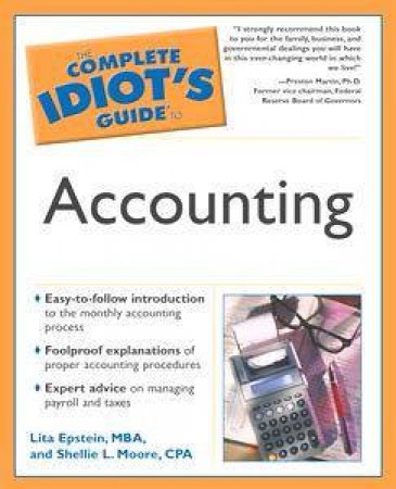 The Complete Idiot's Guide To Accounting by Epstein & Mba