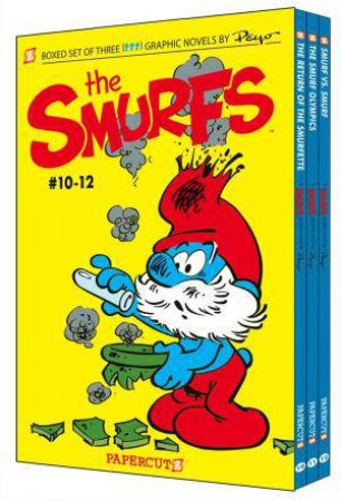 Smurfs Graphic Novels Boxed Set: Volumes 10-12 by Peyo