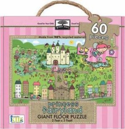 Green Start Giant Floor Puzzle: Princess Fairyland by IKIDS