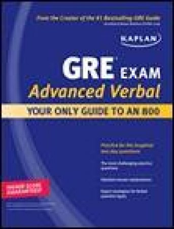 Kaplan Gre Exam Advanced Verbal by Various