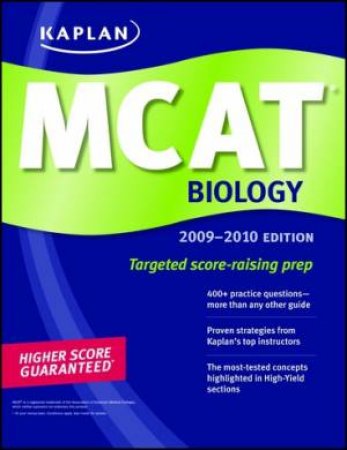 Kaplan Mcat Biology by Kaplan Kaplan