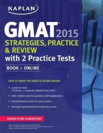 Strategies, Practice, and Review with 2 Practice Tests by Kaplan