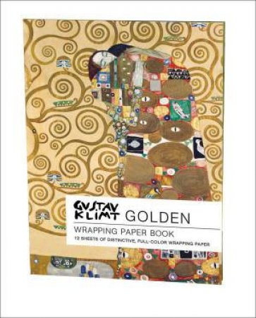 Golden, Gustav Klimt: Wrapping Paper Book by GUSTAV KLIMT