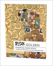 Golden Gustav Klimt Wrapping Paper Book