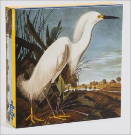 Snowy Egret, James Audubon: 1000-Piece Puzzle by JAMES AUDUBON