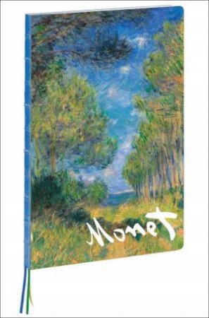 Pine Tree Path, Claude Monet: A4 Notebook by TENEUES PUBLISHING