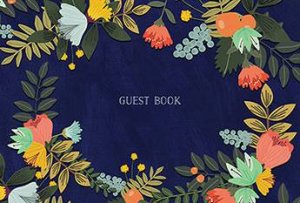 Guest Book Modern Floral by Mia Charro