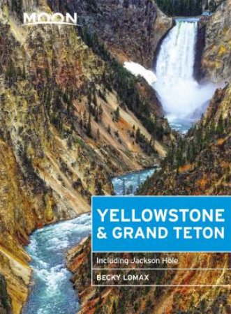 Moon Yellowstone & Grand Teton by Becky Lomax